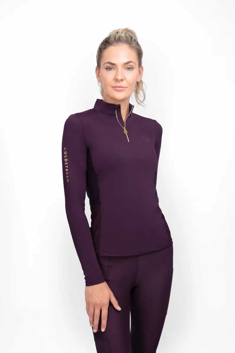 Coldstream Ednam Base Layer - Mulberry Purple-1
